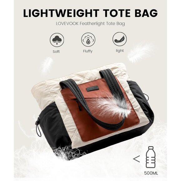 Puffer Tote Bag for Women - Spacious, Stylish & Perfect for Daily Travel - Picture 3 of 9